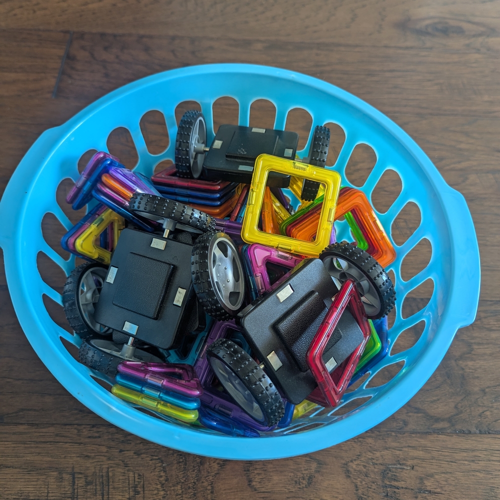 Magnetic Building Blocks Set - Multicolor - Picture 3 of 3